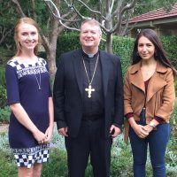 Youth Council offers prayer, encouragement to youth delegate